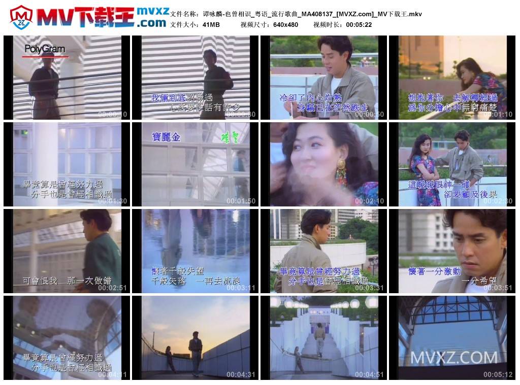 谭咏麟-也曾相识_粤语_流行歌曲_MA408137